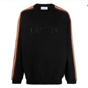 Lanvin Side Curb Crewneck Sweatshirt